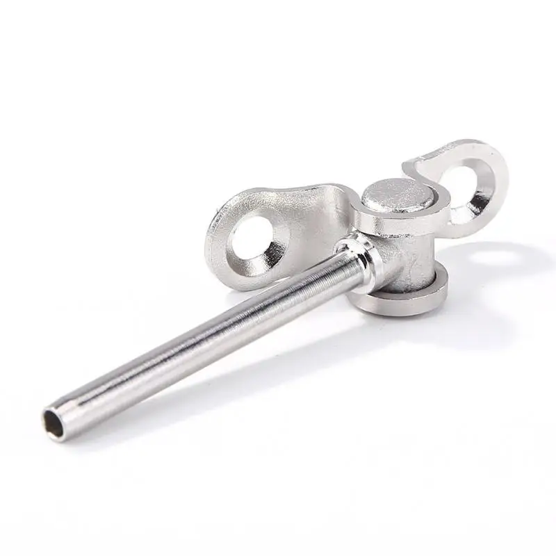 5pcs Stainless Steel Deck Cable Track Kit for Wood Posts Turnbuckle Screws