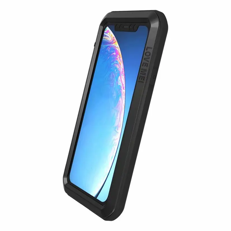 LOVEMEI водонепроницаемый металлический чехол для телефона для iPhone 11 Pro Max задняя крышка противоударный