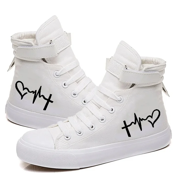 Обувь с надписью Faith Hope Love