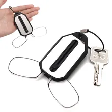 Клип нос мини очки для чтения TR90 легкий брелок для ключей очки для мужчин и женщин увеличительные пресбиопические очки 1,0 2,0 2,5 1,5