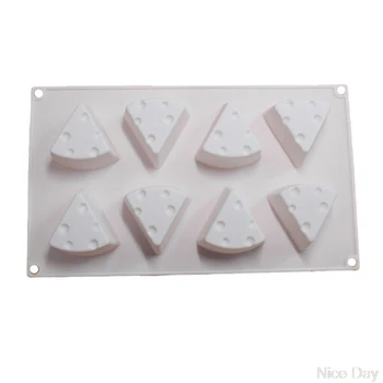 

Cute Cheese Shape Cake 8-Grid Mould Nonstick Stain Bakeware Cupcake Baking Pan A29 20 Dropship