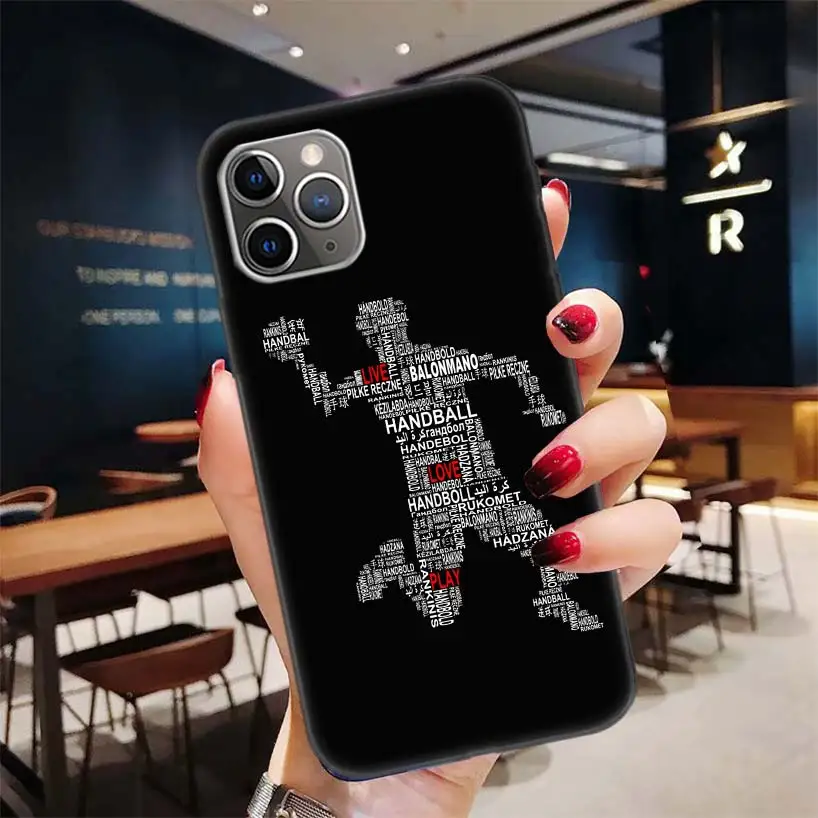 Handball Black Case for Apple iPhone 11 Pro XR 7 8 6 6S Plus X XS 3