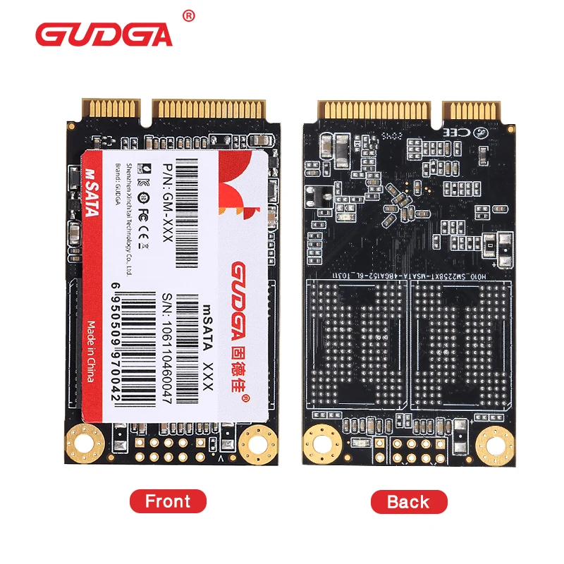 GUDGA mSATA SSD 30 Гб 60 ГБ 120 240 480 Внутренний твердотельный накопитель HDD жесткий диск Mini