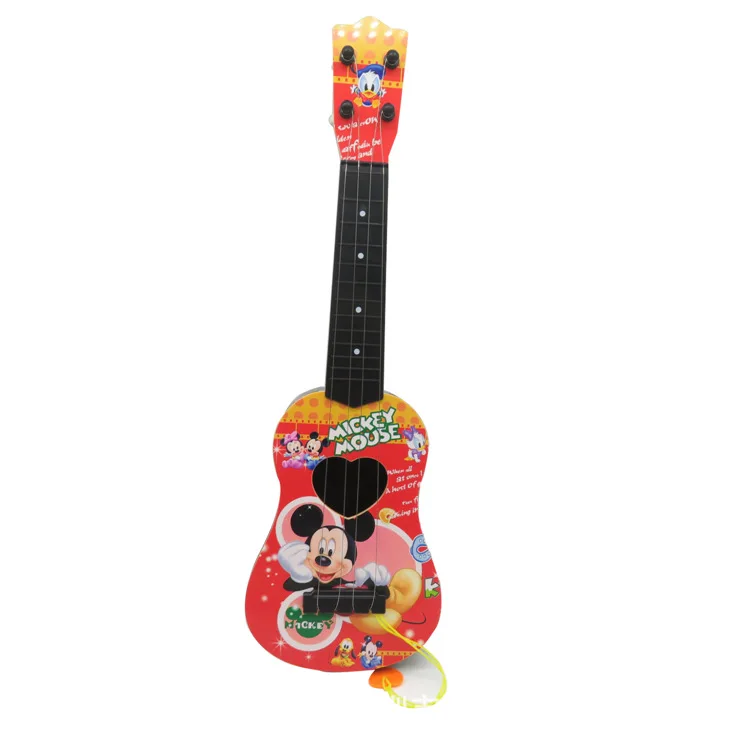 

CHILDREN'S Toy Model Cartoon Guitar CHILDREN'S Musical Instrument Can Play Ukulele Chenghai Toy Ten Yuan Hot Selling