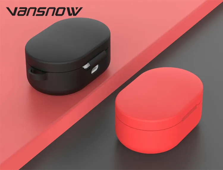 8 стилей для Redmi Airdots силиконовый защитный чехол беспроводной Bluetooth чехол для наушников с крючком для Redmi Airdots чехол