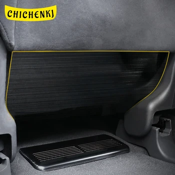 

Car Accessories Stainless Seat Anti-kick Pad Trim Sticker Cover Frame Interior Decoration for Nissan Patrol Y62 2010-2019