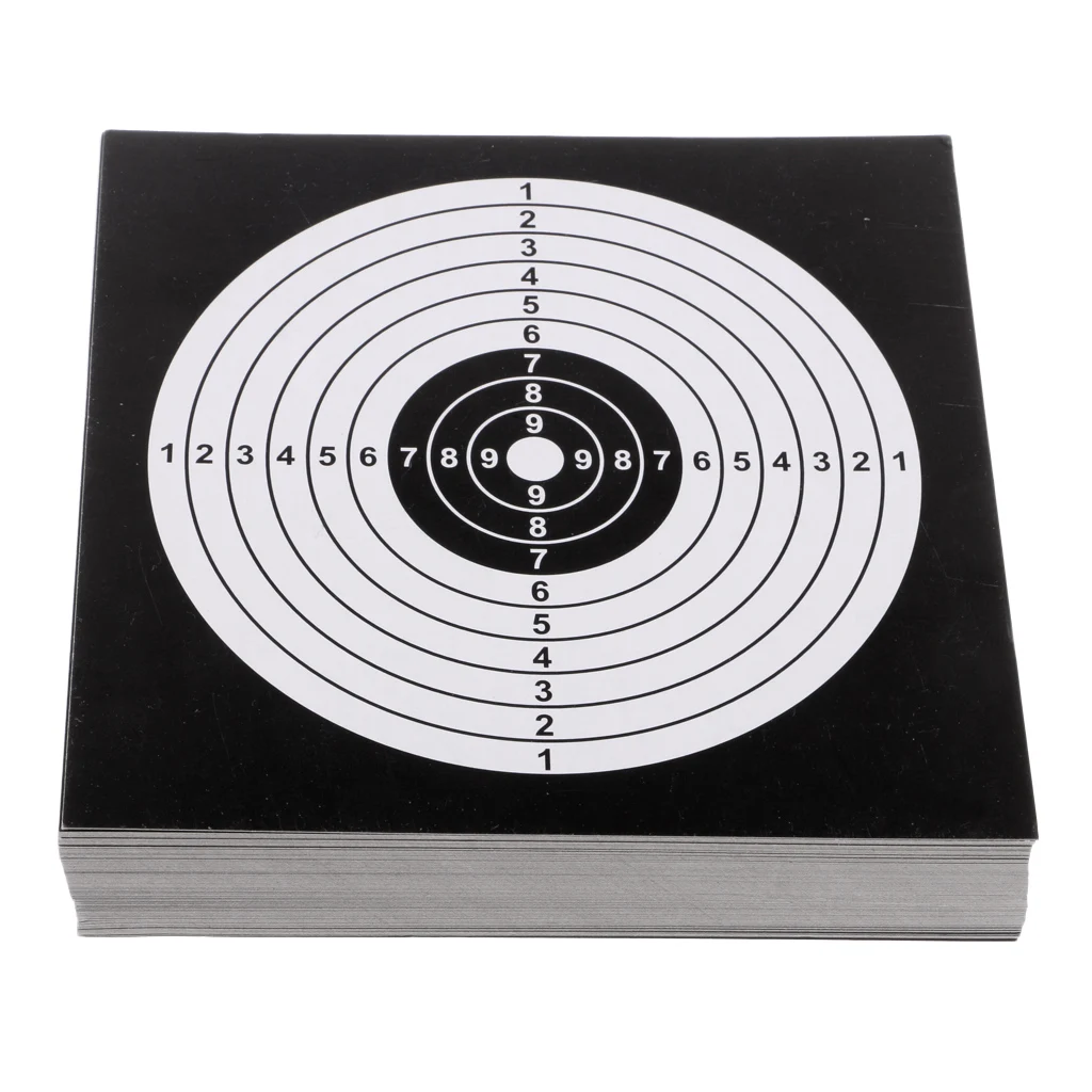 100Pcs Archery Target Paper Face For Arrow Bow  Hunting Practice