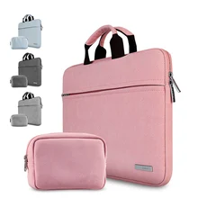 Сумка для ноутбука из искусственной кожи 12, 13,3, 14, 15,6 дюймов, водонепроницаемая сумка для ноутбука, чехол для переноски, рукав для Macbook 13, портфель