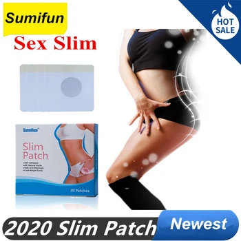 

20 Pcs / Box Slimming patch for burning fat Strong Efficacy Navel Sticker Slim Patch Women Weight Loss Diet slimming patch