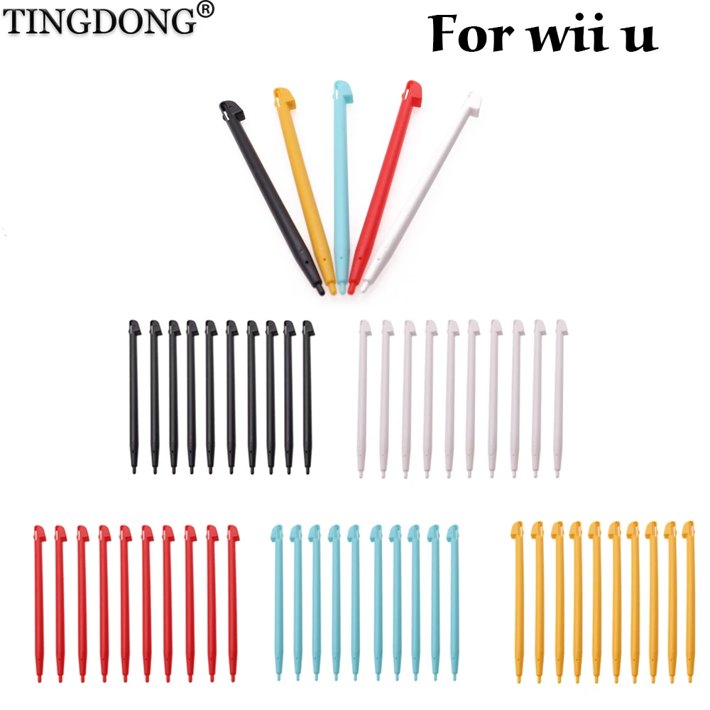 Penna Stilo Touch A Colori Elegante Da 10 Pezzi Per Console Gamepad Nintendo Wii U Wiiu