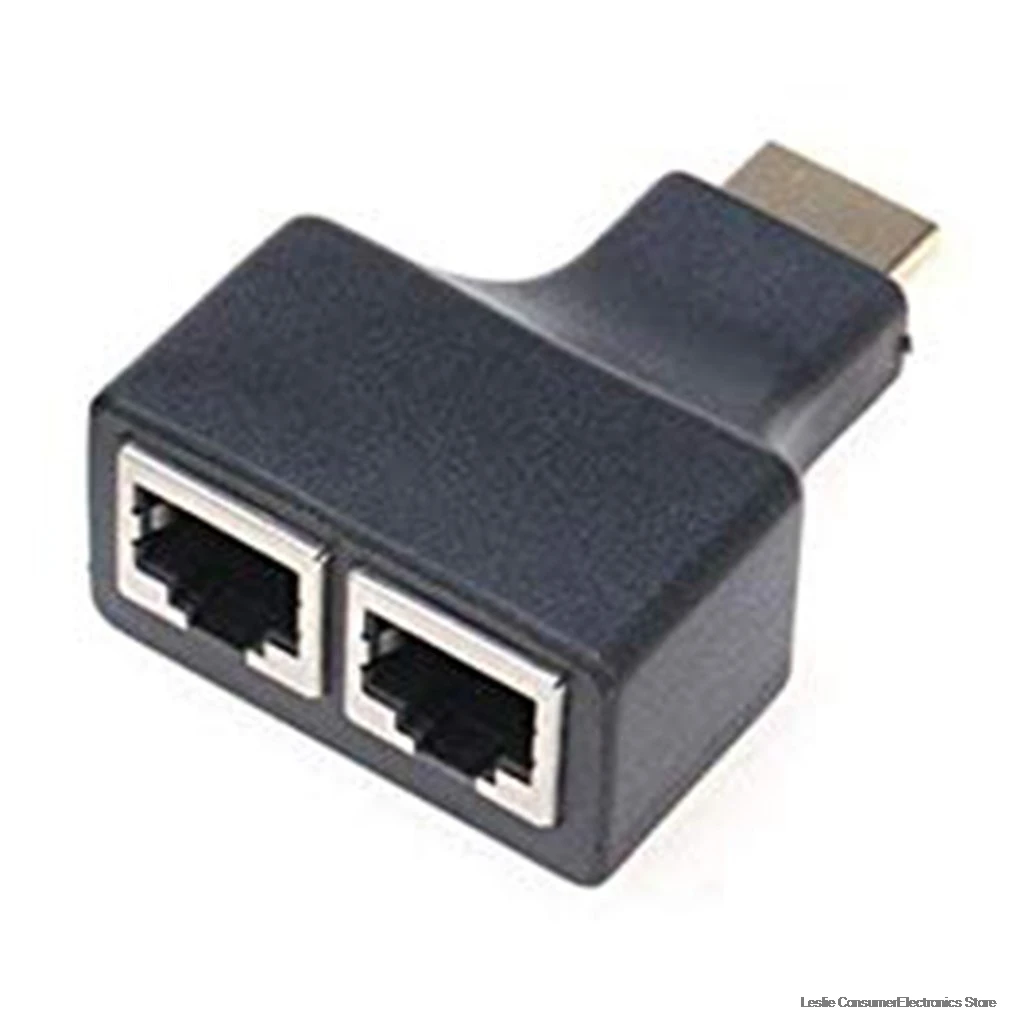 HDMI удлинитель расширение сигнала 30 м портативный HDMI Двойной Сетевой Кабель Сетевой удлинитель HDMI HD удлинитель