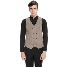 Наружная форма для фотосессии мужской двубортный костюм жилет британский стиль ретро жилет M22