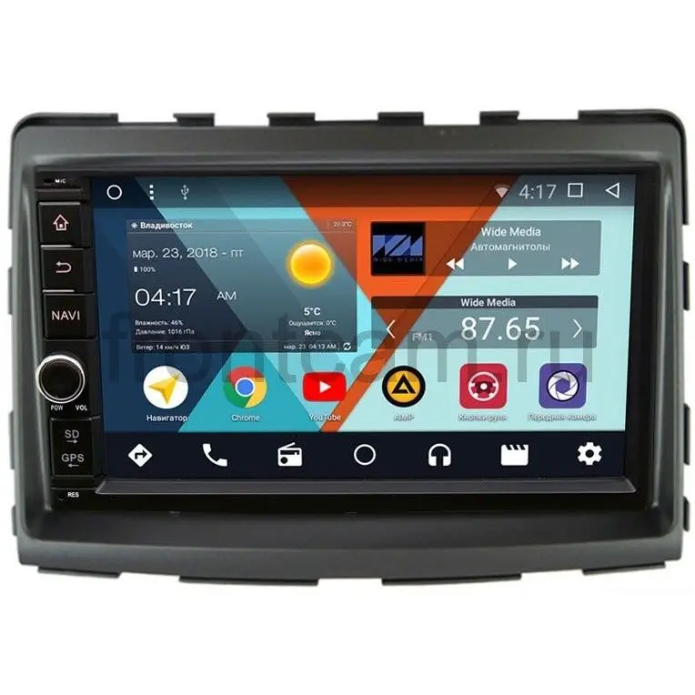 Штатная магнитола Wide Media WM-VS7A706NB-RP-SYRD-15 для SsangYo