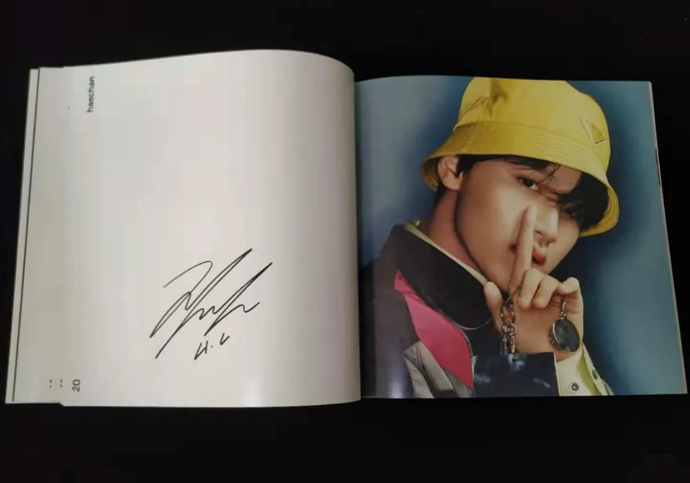 NCT 127 NCT127 亲笔签名 1辑 Regulate CD 金道英 和李泰容封面  2