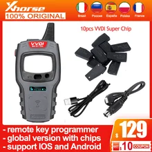 Программатор ключей Xhorse VVDI, мини-ключ с дистанционным управлением, Поддержка IOS и Android, с супер чипами Программатор ключей Xhorse VVDI, мини-ключ с дистанционным управлением, Поддержка IOS и Android, с супер чипами