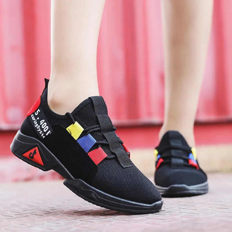 

WOMEN'S Thin Shoes 2019 Spring And Summer New Style WOMEN'S Shoes Athletic Shoes Douyin Hot Selling Net Red Shoes Black Shoes Ca