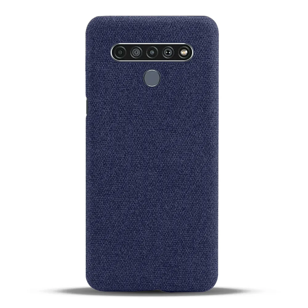 Suncase Custodia In Pelle Per LG K61 – Con Linguetta Di Estrazione E Cover In Silicone Inclusa, Chiusura Magnetica, Nero