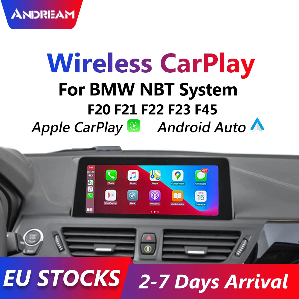 Беспроводной Apple CarPlay Android автомобильный декодер интерфейса для BMW F20 F21 F22 F23 NBT