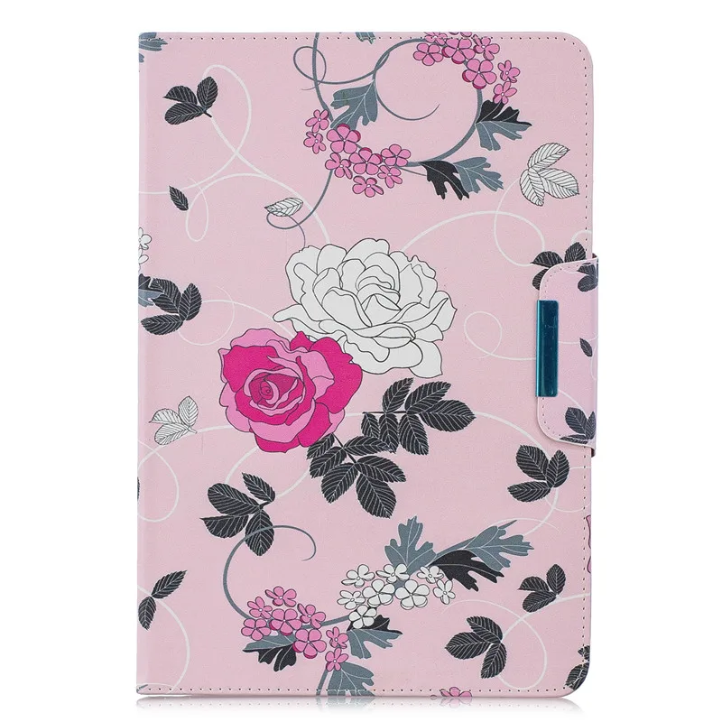 Wekays 10 дюймов Универсальный кожаный чехол для Coque samsung Amazon huawei 10 дюймов планшет мультфильм Единорог защитный чехол для детей