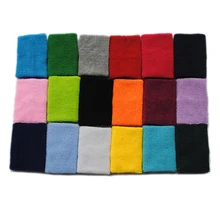 2 шт напульсники спортивный напульсник повязка на руку пот поддержка запястья бандаж обертывания защита для спортзала волейбола баскетбола Тяжелая атлетика