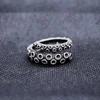 Us Size Dropshipping Charm Halloween Octopus Punk Stainless Steel Seaman Rings Men Anel Puck Jewelry Gift for Sailor Party Gift 4