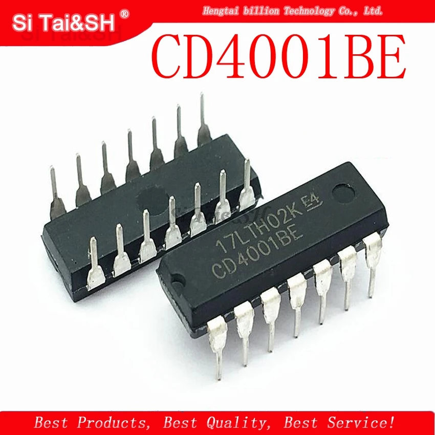 

10PCS CD4001BE CD4001 DIP14 DIP new original