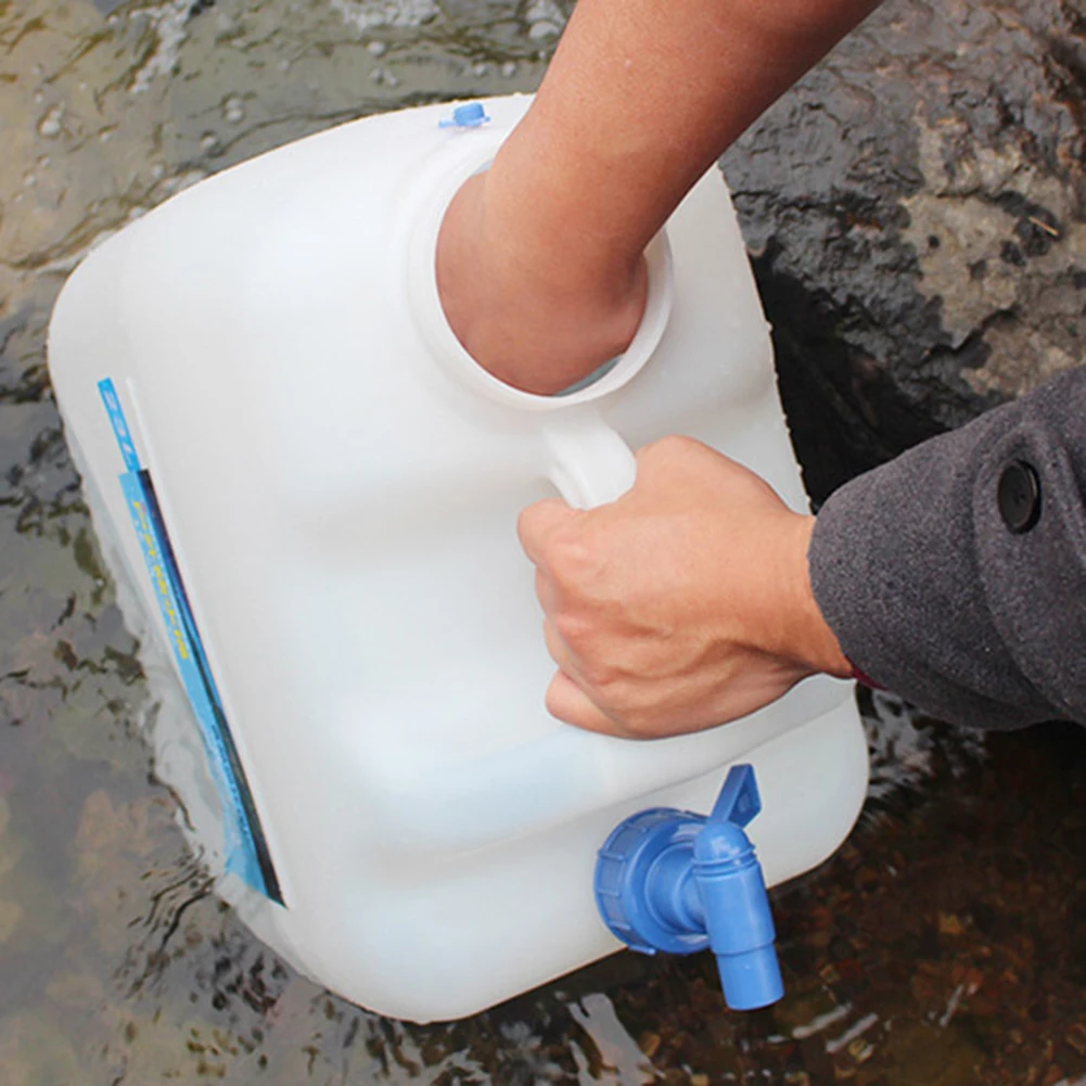 15л водная канистра походная сумка для воды портативный PE контейнер для воды с краном для кемпинга пешего туризма пикника принадлежности для хранения воды