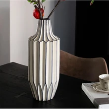 41 см оригами белая керамическая ваза молочно-белый геометрический Porclain цветочный горшок Цветочная корзина ваза для цветов аксессуары для украшения дома