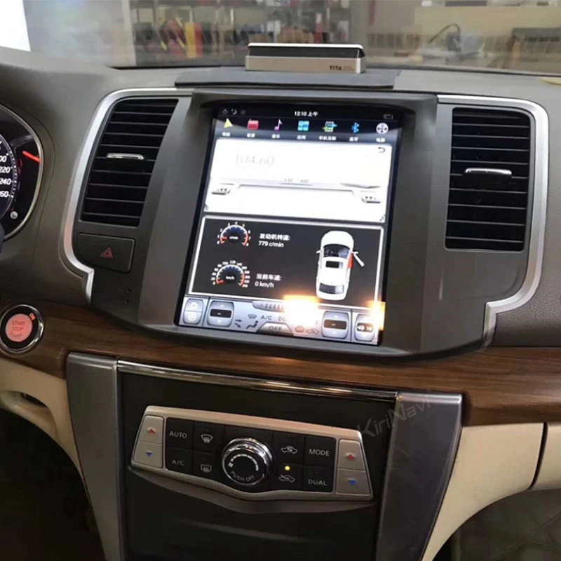 KiriNavi вертикальный экран Tesla стиль 10," Android 8,1 Автомагнитола для Nissan Teana автомобильный Dvd Мультимедиа gps навигация 4G 2008-2012