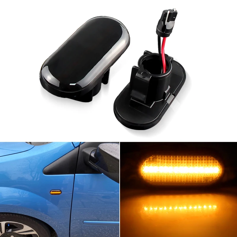 2 Pezzi Per Renault Clio 1 2 Kangoo Megane Espace Twingo Master Led Indicatore Laterale Auto Indicatore Di Direzione Per Nissan Opel Smart Fortwo