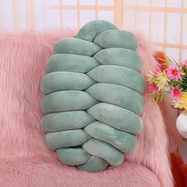 DIY кавайная подушка вязаная Подушка Ручная трикотажная Подушка для детей подушка для взрослых набивка подарки для мальчиков и девочек мягкая удобная подушка