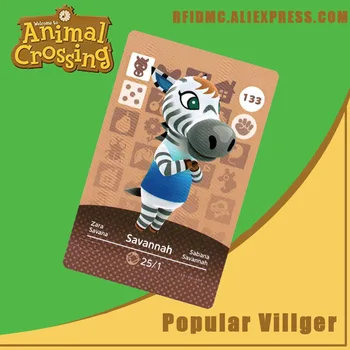 

133 Savannah Animal Crossing Card Amiibo for New Horizons
