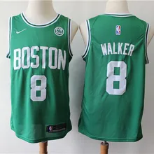 Мужская футболка Boston Gordon hayard Jaylen коричневый Jayson Tatum Kyrie Larry Bird Kemba Walker new Jersey