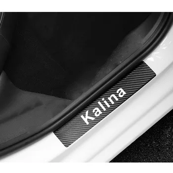 

Car Door Sill Stickers For LADA KALINA Anti Scratch Auto Door Scuff Plate Protector Sticker For Car Accessories Interior