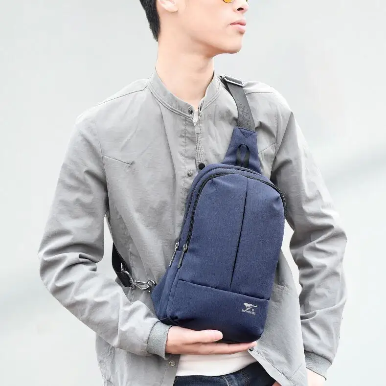 Youth Men chest bag fashion brand sports straddle messenger small straddle bag Male Oxford Fabric versatile shoulder