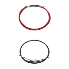 Универсальный трос дроссельной заслонки для морских лодок яхты рычаг управления 8 футов черный+ красный