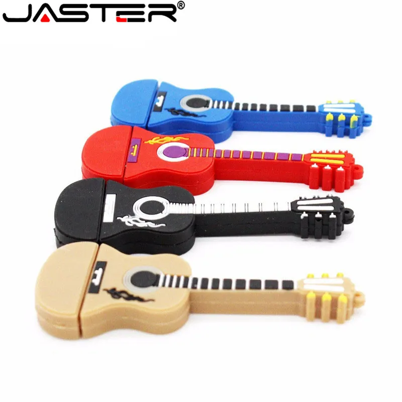 Jaster USB 2 0 милый музыкальный инструмент гитара скрипка Note мультяшный флеш