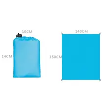 Походный коврик, супер светильник, портативный карманный коврик для пикника и пляжа, антипригарный коврик для травы, негабаритный коврик, водонепроницаемый складной коврик, складной