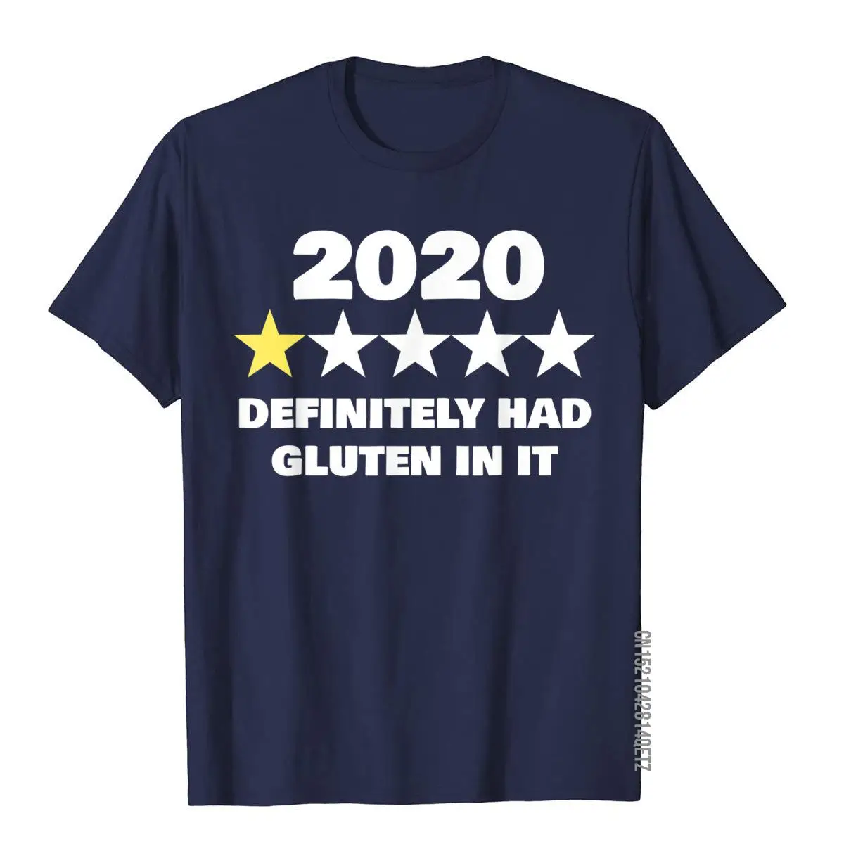 Funny Gluten Free Shirt 2020 Review Very Bad 1 Star Celiac T-Shirt__B13484navy
