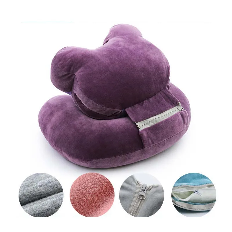separable purple Подушка для офисного отдыха, теплая подушка для рук, спинка, стулья, спальный коврик - Цвет: separable purple