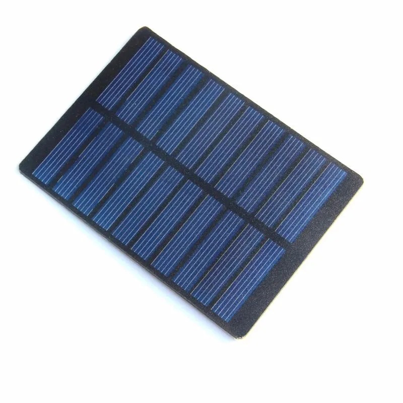 1,3 W 5V модуль солнечной батареи из поликристаллического Pet панель солнечных батарей для DIY солнечной энергии Зарядное устройство 110*80 мм 50 шт./лот