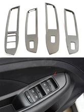 

For MG Zs Suv 2018-2019 Interior Window Switch Button Cover Glass Lifting Trim Cover Frame Stainless Steel Car Accessories