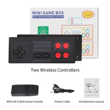 

HDMI Video Game Console Built in 821 Classic Games Mini Retro Wireless Dual Handle Classic HD Hdmi
