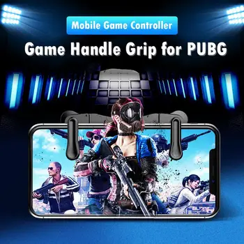

VODOOL Mobile Controller for PUBG Gamepad Trigger Button Adjustable Grip Handle Game Accessory Fit for 4.5-7 inch Mobile Phones