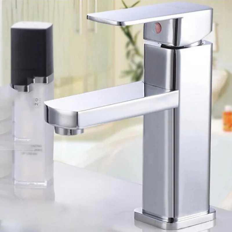 

Basin Faucet Basin Hot And Cold Faucet Mixing Faucet Wash Basin Faucet Manufacturers Square Single Bore