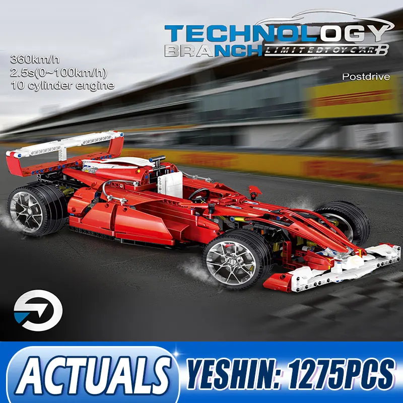 Мини блоки Technic Equation Car серии суперкар модель строительные блоки кирпичи игрушки в сборе Рождественский подарок