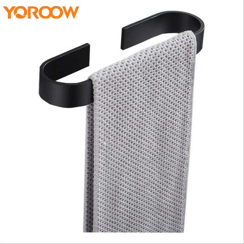 

Bathroom Suction Cup Holder Towel Ring Black Towel Rails Accessories Bathroom Towel Wall Mounted Hand Holder Black ADE1081 4