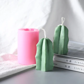 

Cactus Shape Candle Molds chocolate mould polymer clay molds candle form handmade soap mould