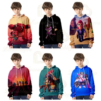 

Hot Sale 3D Kids Hoodies Fashion Autumn Pullover Shooting Game Warm Long Sleeve Children Popular Sweatshirts