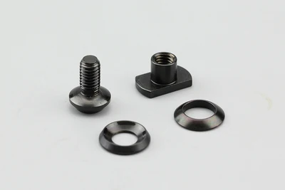 Black SRAM Use STAN TI дорожные велосипедные тормозные колодки болты для SHIMANO и SRAM суппорт болты 2 шт - Цвет: Black SRAM Use